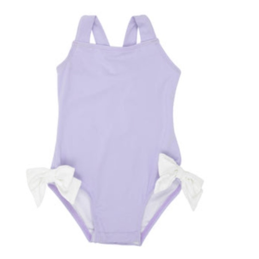 Purple Infant Swim with Bows